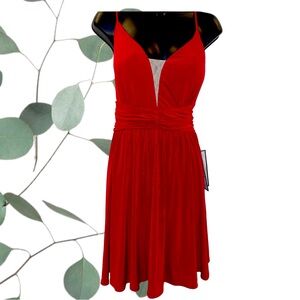 Deep red dress NWT size 13/14